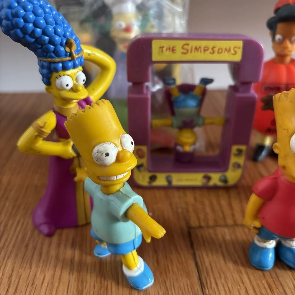Vintage‎ 1990 Lot of 8 The Simpsons Toys found Lisa see last photos